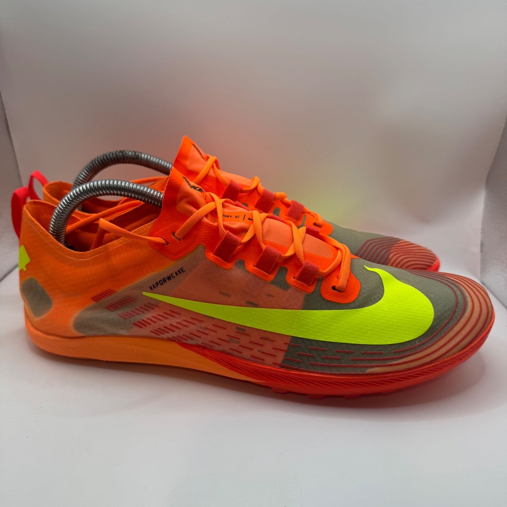 Nike 11 Zoom Victory XC 5 Mens Orange Volt Racing Spikes AJ0846-801